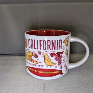 Starbucks California Mug - Red and White
